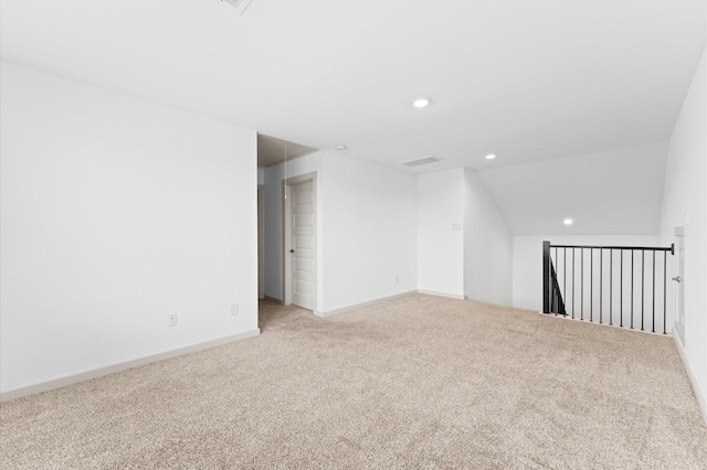 29506 Wilkerson Ln, Katy, TX 77494 - additional living space featuring carpet, attic access, and recessed lighting