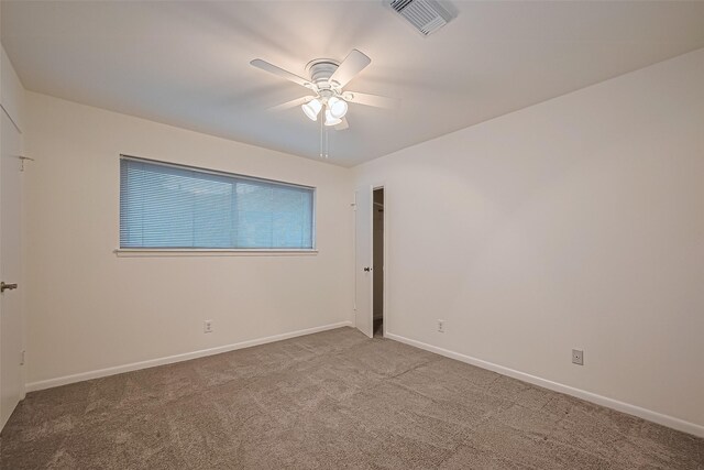4210 Mona Lee Ln, Houston, TX 77080 - unfurnished room featuring ceiling fan, carpet, and baseboards