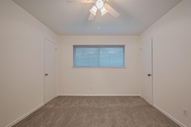 4210 Mona Lee Ln, Houston, TX 77080 - empty room with carpet, ceiling fan, and baseboards