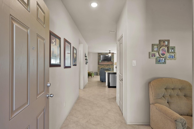 9923 Berlandier Ash Ln, Tomball, TX 77375 - hallway with baseboards