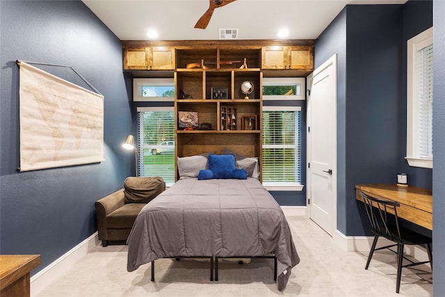 19817 Whispering Creek Trl, Magnolia, TX 77355 - bedroom featuring baseboards and light carpet