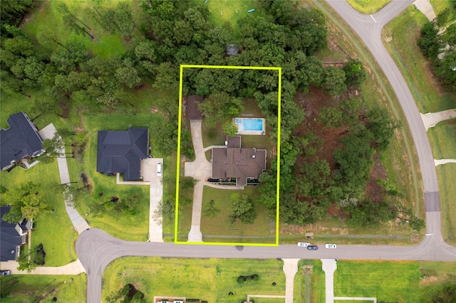 19817 Whispering Creek Trl, Magnolia, TX 77355 - aerial overview of property's location with property boundaries highlighted