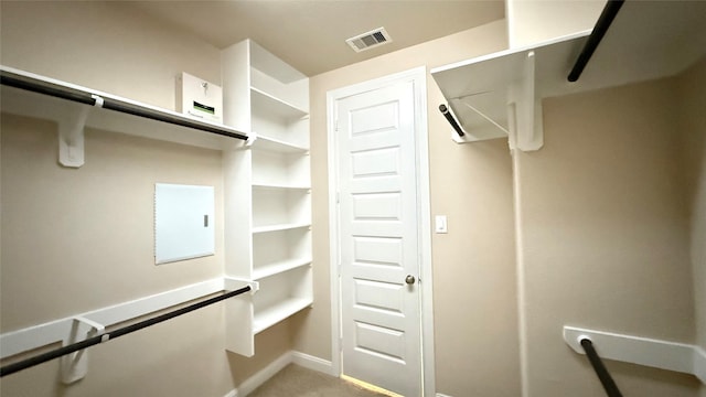 3021 Rocky Point Dr, Pearland, TX 77584 - walk in closet featuring light carpet