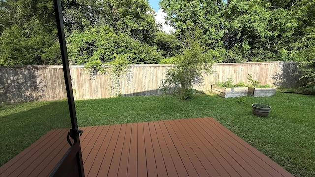 3021 Rocky Point Dr, Pearland, TX 77584 - wooden deck featuring a garden