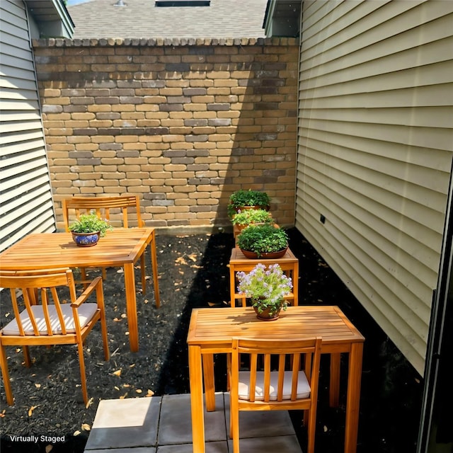 3306 S Greenpark Dr, Houston, TX 77082 - view of patio / terrace with outdoor dining space
