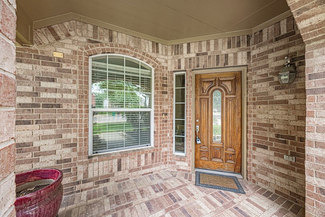 26019 Pagemill Ln, Richmond, TX 77406 - entrance to property featuring brick siding and a porch