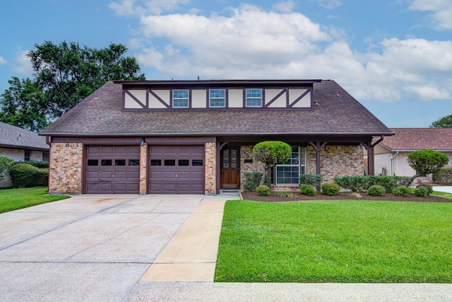 1313 Mcdonald St, Deer Park, TX 77536 - tudor home with roof with shingles and a front lawn