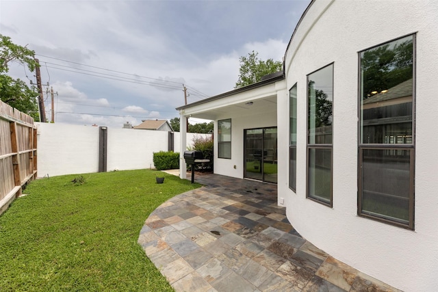 12203 Ashley Circle Dr E, Houston, TX 77071 - view of yard featuring a patio area