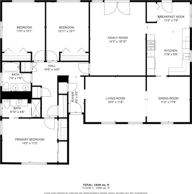 5007 Redstart St, Houston, TX 77035 - room layout