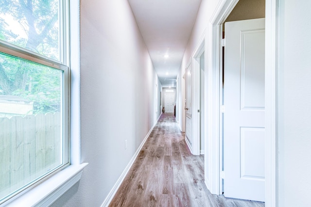 4403 2nd St, Bacliff, TX 77518 - hall with light wood finished floors and baseboards