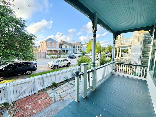 1317 Church St, Galveston, TX 77550 - porch featuring a residential view