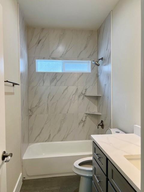 10516 Exeter St, Houston, TX 77093 - bathroom with vanity and bathing tub / shower combination