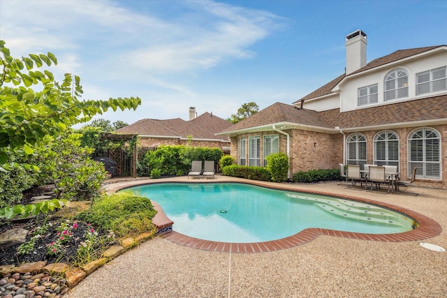 13627 Ashley Run, Houston, TX 77077 - view of swimming pool featuring a patio area