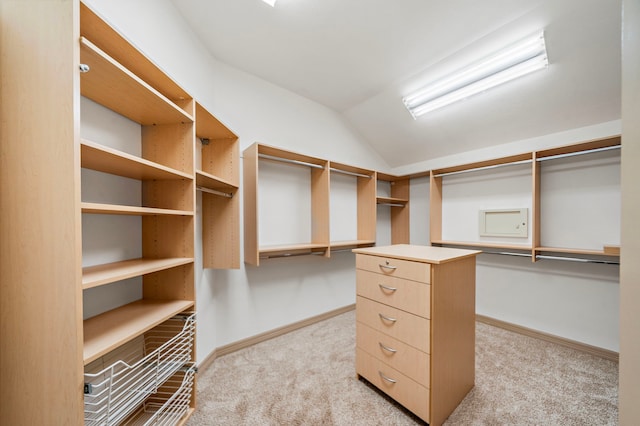 6823 Rosemont Park Ln, Katy, TX 77494 - spacious closet featuring carpet floors and lofted ceiling