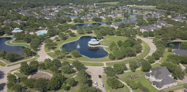 6823 Rosemont Park Ln, Katy, TX 77494 - aerial overview of property's location with a nearby body of water and nearby suburban area