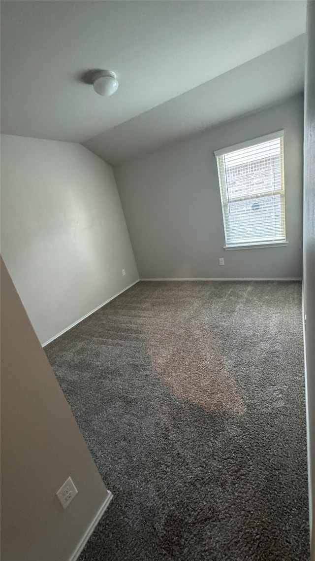 13909 Payette Arbor Ct, Conroe, TX 77384 - carpeted spare room with baseboards and lofted ceiling