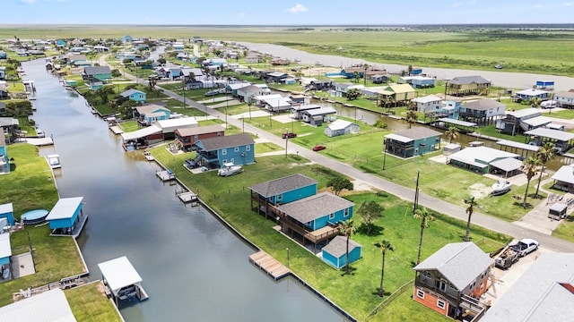 621 County Road 202, Sargent, TX 77414 - aerial perspective of suburban area featuring a large body of water