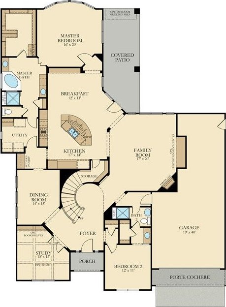 18815 Ellis Bend Dr, Cypress, TX 77433 - property floor plan