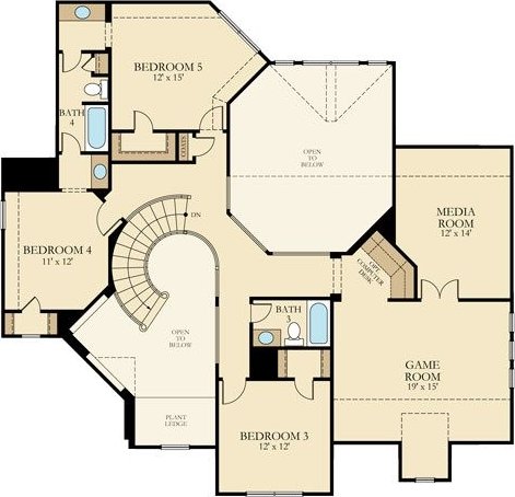 18815 Ellis Bend Dr, Cypress, TX 77433 - home floor plan