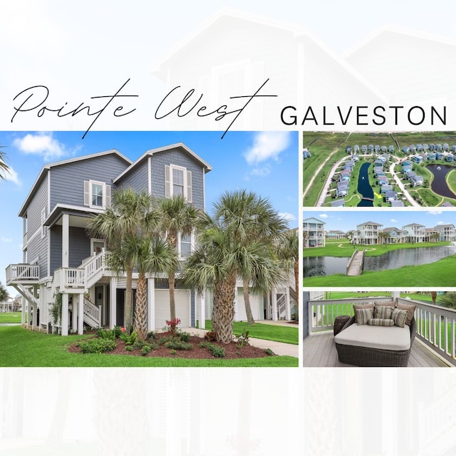 4123 King Rail Cir, Galveston, TX 77554 - view of a document with a collage of images