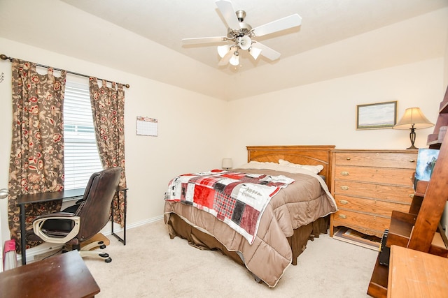 2818 Lakecrest Forest Dr, Katy, TX 77493 - bedroom featuring carpet floors, baseboards, and ceiling fan