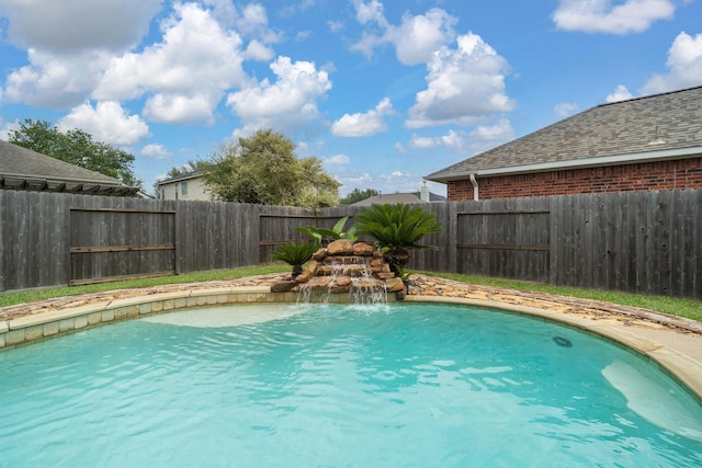 2113 Midway Ct, League City, TX 77573 - view of pool with a fenced backyard