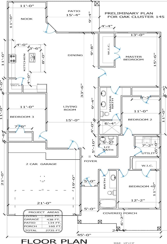 145 Oak Cluster Dr, Columbus, TX 78934 - property floor plan