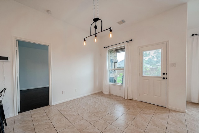 5339 Glenfield Spring Ln, Spring, TX 77389 - unfurnished dining area with light tile patterned flooring
