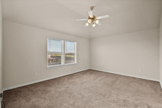 2114 Sand Ridge Dr, Texas City, TX 77568 - carpeted spare room with a ceiling fan and baseboards