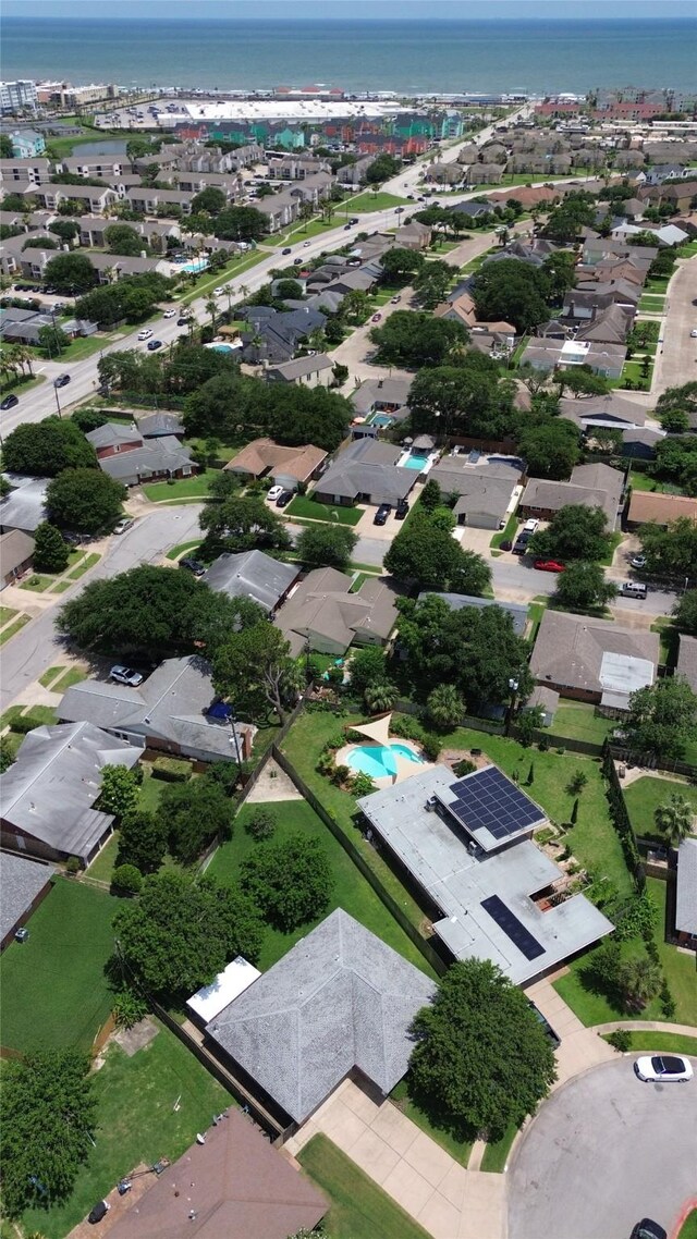 2510 Cypress Dr, Galveston, TX 77551 - view of property location featuring a large body of water and nearby suburban area