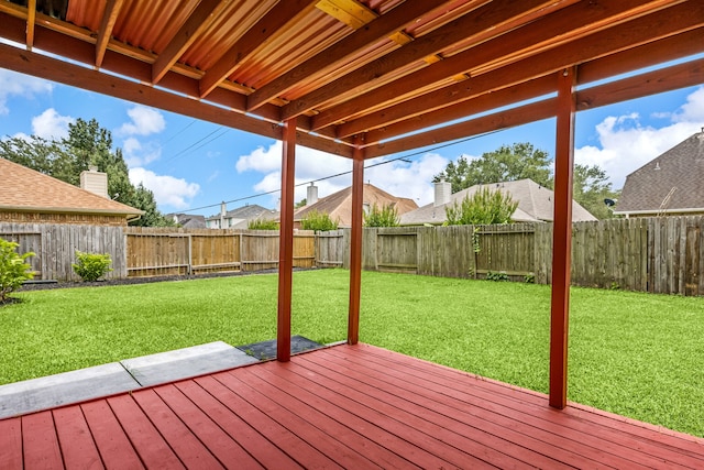 17823 Scenic Oaks Dr, Richmond, TX 77407 - view of wooden terrace