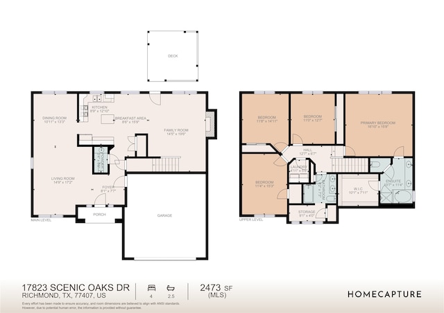 17823 Scenic Oaks Dr, Richmond, TX 77407 - room layout