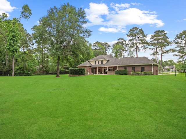 9810 Clubhouse Cir, Magnolia, TX 77354 - view of yard