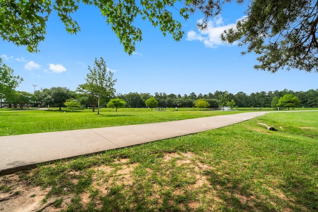3713 Shady Elk Ct, Conroe, TX 77301 - surrounding community with a lawn