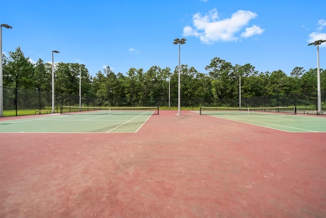 3713 Shady Elk Ct, Conroe, TX 77301 - view of tennis court featuring community basketball court