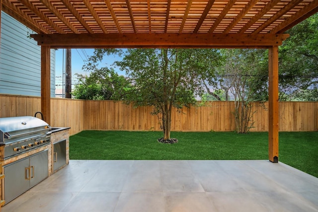3755 Rice Blvd, Houston, TX 77005 - view of patio featuring a pergola