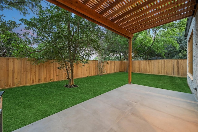 3755 Rice Blvd, Houston, TX 77005 - view of yard featuring a pergola and a patio