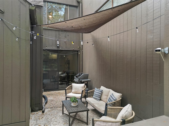 137 Litchfield Ln, Houston, TX 77024 - view of patio with an outdoor hangout area