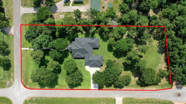 261 Ridge Lake Dr, Montgomery, TX 77316 - aerial overview of property's location featuring property parcel outlined