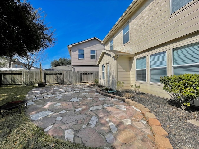 21807 Olympia Springs Ln, Katy, TX 77449 - fenced backyard featuring a patio area