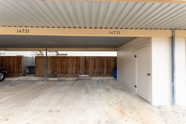 14721 Perthshire Rd, Houston, TX 77079 - garage with covered parking and central AC