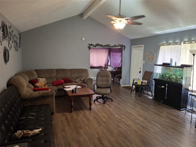 1115 Whispering Pine Dr, Missouri City, TX 77489 - living area featuring wood finished floors and ceiling fan