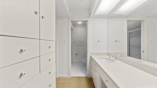 4868 Post Oak Timber Dr, Houston, TX 77056 - bathroom with vanity and toilet