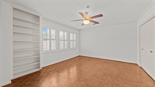 4868 Post Oak Timber Dr, Houston, TX 77056 - unfurnished room with a ceiling fan and a smoke detector
