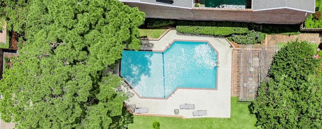 4868 Post Oak Timber Dr, Houston, TX 77056 - view of subject property featuring a pool area