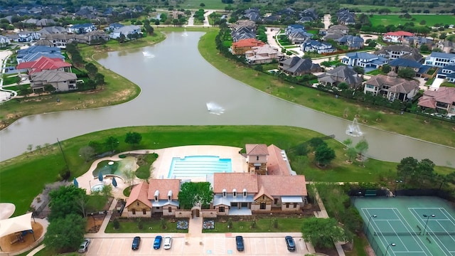 24511 Peroni Dr, Richmond, TX 77406 - aerial view of residential area with a nearby body of water