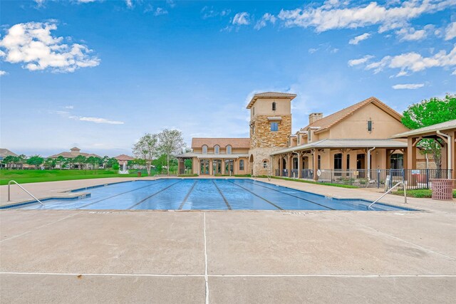 24511 Peroni Dr, Richmond, TX 77406 - community pool featuring a patio area