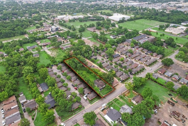 315 E Whitney St, Houston, TX 77022 - aerial overview of property's location featuring property boundaries highlighted