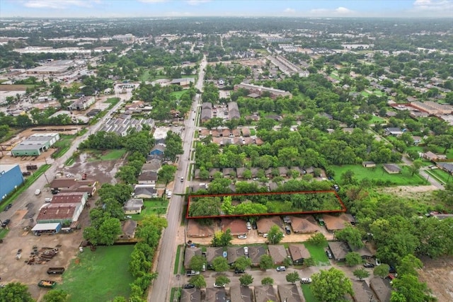 315 E Whitney St, Houston, TX 77022 - aerial overview of property's location featuring property parcel outlined