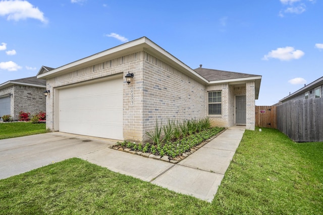 25807 Boxwood Hedge Ln, Tomball, TX 77375 - single story home featuring brick siding, driveway, and an attached garage